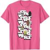 image:imageStar Wars Logo Darth Vader Yoda Kawaii Characters TShirt TShirtPink Heather