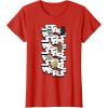 image:imageStar Wars Logo Darth Vader Yoda Kawaii Characters TShirt TShirtRed