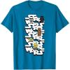 image:imageStar Wars Logo Darth Vader Yoda Kawaii Characters TShirt TShirtSapphire Blue