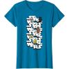 image:imageStar Wars Logo Darth Vader Yoda Kawaii Characters TShirt TShirtSapphire Blue