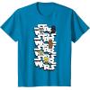 image:imageStar Wars Logo Darth Vader Yoda Kawaii Characters TShirt TShirtSapphire Blue