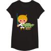 image:imageStar Wars Luke Yoda Cute Cartoon Jedi In Training TShirt TShirtBlack