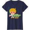 image:imageStar Wars Luke Yoda Cute Cartoon Jedi In Training TShirt TShirtNavy Blue
