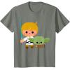image:imageStar Wars Luke Yoda Cute Cartoon Jedi In Training TShirt TShirtOlive Heather