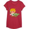 image:imageStar Wars Luke Yoda Cute Cartoon Jedi In Training TShirt TShirtRed Heather