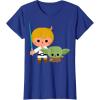 image:imageStar Wars Luke Yoda Cute Cartoon Jedi In Training TShirt TShirtRoyal Blue