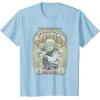 image:imageStar Wars Master Yoda Seventies Retro Poster TShirtBaby Blue