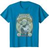 image:imageStar Wars Master Yoda Seventies Retro Poster TShirtSapphire Blue