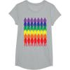 image:imageStar Wars Stormtrooper Army Rainbow TShirtHeather Grey