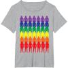 image:imageStar Wars Stormtrooper Army Rainbow TShirtHeather Grey