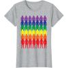 image:imageStar Wars Stormtrooper Army Rainbow TShirtHeather Grey