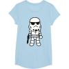 image:imageStar Wars Stormtrooper Cute Cartoon Style Graphic TShirt TShirtBaby Blue