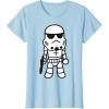 image:imageStar Wars Stormtrooper Cute Cartoon Style Graphic TShirt TShirtBaby Blue
