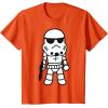 image:imageStar Wars Stormtrooper Cute Cartoon Style Graphic TShirt TShirtOrange