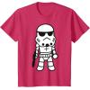 image:imageStar Wars Stormtrooper Cute Cartoon Style Graphic TShirt TShirtRed Heather