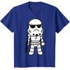 image:imageStar Wars Stormtrooper Cute Cartoon Style Graphic TShirt TShirtRoyal Blue