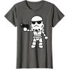 image:imageStar Wars Stormtrooper Cute ChibiKawaii Graphic TShirt TShirtAsphalt Grey
