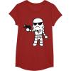 image:imageStar Wars Stormtrooper Cute ChibiKawaii Graphic TShirt TShirtCranberry Red
