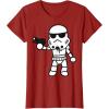 image:imageStar Wars Stormtrooper Cute ChibiKawaii Graphic TShirt TShirtCranberry Red