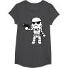 image:imageStar Wars Stormtrooper Cute ChibiKawaii Graphic TShirt TShirtDark Heather Grey