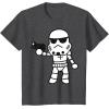 image:imageStar Wars Stormtrooper Cute ChibiKawaii Graphic TShirt TShirtDark Heather Grey
