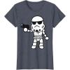 image:imageStar Wars Stormtrooper Cute ChibiKawaii Graphic TShirt TShirtHeather Blue