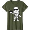 image:imageStar Wars Stormtrooper Cute ChibiKawaii Graphic TShirt TShirtOlive Green