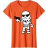 image:imageStar Wars Stormtrooper Cute ChibiKawaii Graphic TShirt TShirtOrange