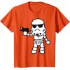 image:imageStar Wars Stormtrooper Cute ChibiKawaii Graphic TShirt TShirtOrange