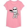 image:imageStar Wars Stormtrooper Cute ChibiKawaii Graphic TShirt TShirtPink