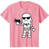 image:imageStar Wars Stormtrooper Cute ChibiKawaii Graphic TShirt TShirtPink