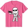 image:imageStar Wars Stormtrooper Cute ChibiKawaii Graphic TShirt TShirtPink Heather