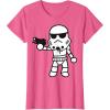 image:imageStar Wars Stormtrooper Cute ChibiKawaii Graphic TShirt TShirtPink Heather