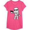 image:imageStar Wars Stormtrooper Cute ChibiKawaii Graphic TShirt TShirtPink Heather