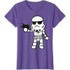 image:imageStar Wars Stormtrooper Cute ChibiKawaii Graphic TShirt TShirtPurple Heather