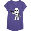 image:imageStar Wars Stormtrooper Cute ChibiKawaii Graphic TShirt TShirtPurple Heather