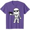 image:imageStar Wars Stormtrooper Cute ChibiKawaii Graphic TShirt TShirtPurple Heather