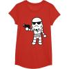 image:imageStar Wars Stormtrooper Cute ChibiKawaii Graphic TShirt TShirtRed