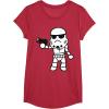 image:imageStar Wars Stormtrooper Cute ChibiKawaii Graphic TShirt TShirtRed Heather