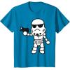 image:imageStar Wars Stormtrooper Cute ChibiKawaii Graphic TShirt TShirtSapphire Blue