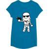 image:imageStar Wars Stormtrooper Cute ChibiKawaii Graphic TShirt TShirtSapphire Blue
