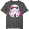 image:imageStar Wars Stormtrooper GeometricPrism Helmet Graphic TShirt TShirtAsphalt Grey