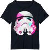 image:imageStar Wars Stormtrooper GeometricPrism Helmet Graphic TShirt TShirtBlack