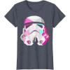 image:imageStar Wars Stormtrooper GeometricPrism Helmet Graphic TShirt TShirtHeather Blue