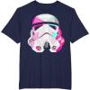 image:imageStar Wars Stormtrooper GeometricPrism Helmet Graphic TShirt TShirtNavy Blue