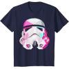 image:imageStar Wars Stormtrooper GeometricPrism Helmet Graphic TShirt TShirtNavy Blue