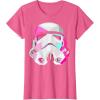 image:imageStar Wars Stormtrooper GeometricPrism Helmet Graphic TShirt TShirtPink Heather