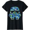 image:imageStar Wars Stormtrooper Hawaiian Print Helmet Graphic TShirt TShirtBlack
