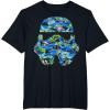 image:imageStar Wars Stormtrooper Hawaiian Print Helmet Graphic TShirt TShirtBlack