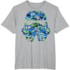 image:imageStar Wars Stormtrooper Hawaiian Print Helmet Graphic TShirt TShirtHeather Grey